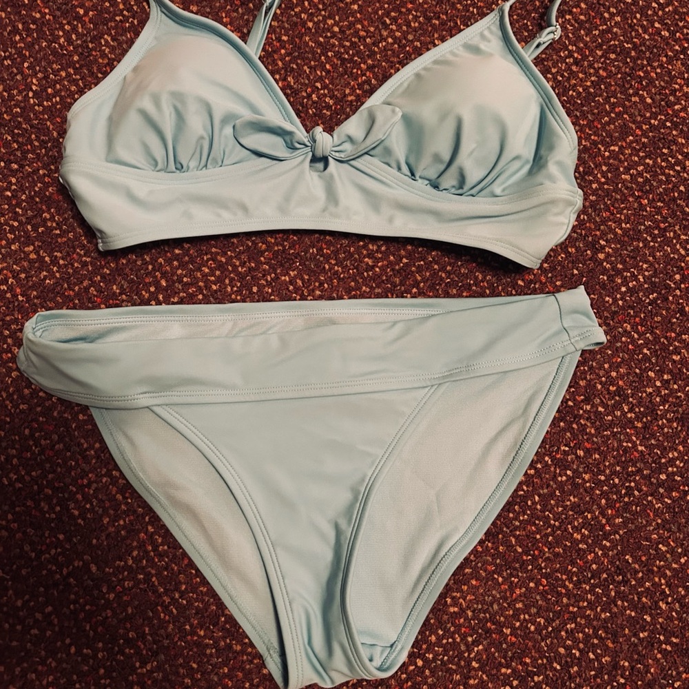 Light Blue Women's Bikini Set